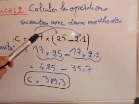 تصحيح الفرض المحروس 1 الدورة 1 الجزء2: correction contrôle1 semestre 1 رياضيات اولى اعدادي