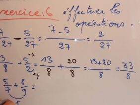 تصحيح الفرض المحروس 1 الدورة 1 الجزء6: correction contrôle1 semestre 1 رياضيات اولى اعدادي