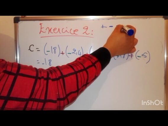 تصحيح الفرض المحروس 2 الدورة 1 الجزء2: correction contrôle2 semestre1  رياضيات اولى اعدادي مسلك دولي