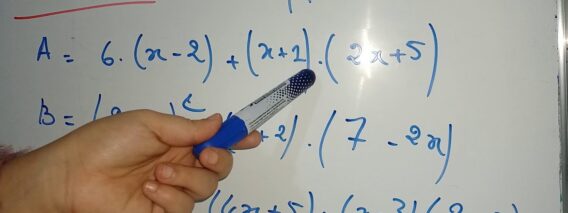 فرض محروس رقم 2 الدورة التانية في الرياضيات الاولى اعدادي مسلك دولي contrôle 2 semestre 2 1ac