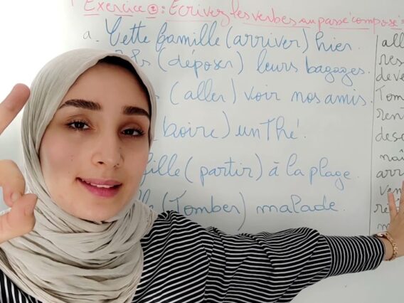 3 exercices du cours de passé composé