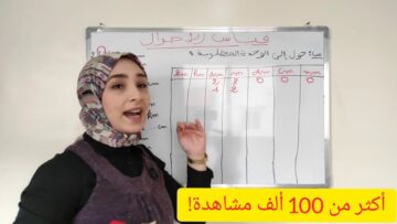 قياس الأطوال (المتر) | أسهل طريقة لحفظ جدول التحويلات للمتر!