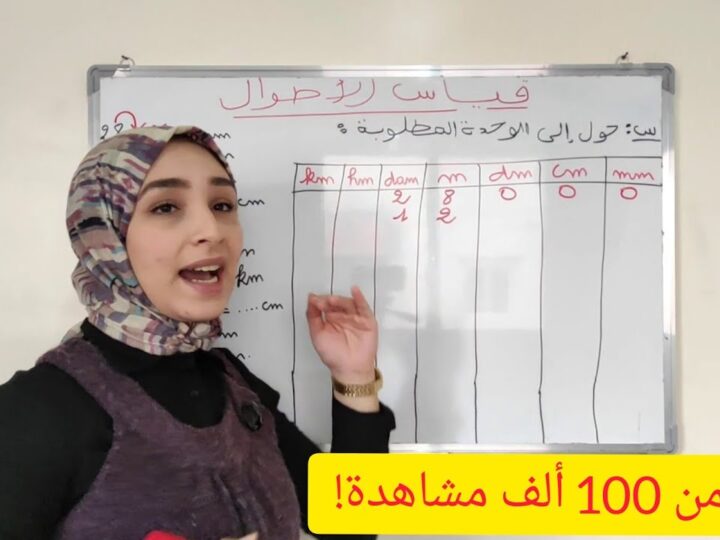 قياس الأطوال (المتر) | أسهل طريقة لحفظ جدول التحويلات للمتر!
