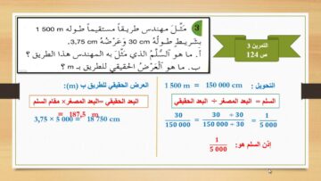 تمارين  سلم التصاميم والخرائط