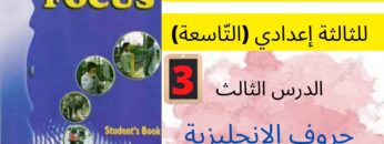 جميع  دروس الانجليزية للثالثة إعدادي (التّاسعة) : الدرس الثالث: كيف تنطق حروف الانجليزية؟
