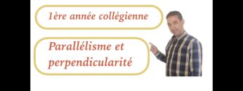 cours de parallélisme et perpendicularité 1er AC séance7