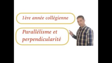 Exercice1 sur le cours de parallélisme et perpendicularité 1er AC