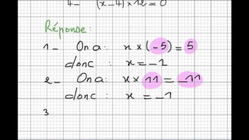 Exercice10 sur le cours des nombres décimaux relatifs produit et quotient 1er Ac