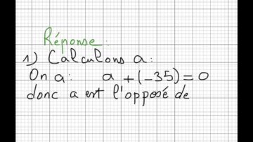 exercice5 sur le cours des nombres décimaux relatifs  somme et différence 1er AC