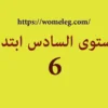 المستوى السادس ابتدائي